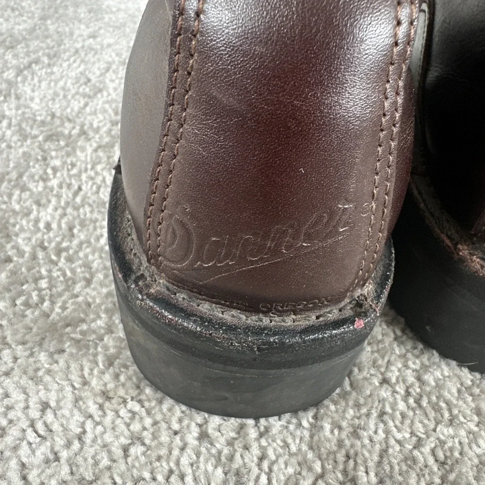 Vintage Danner Men's Yukon Hunting Boots Brown Leather Size 8 D USA Made 60230